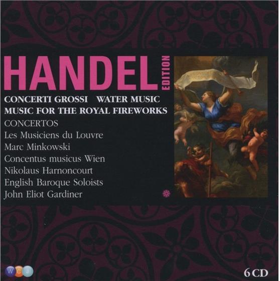 Harnoncourt Nikolaus /Minkowski/Gardiner & Georg Friedrich Händel (1685-1759) - Vol.9/Orchestral Music 6 CDs