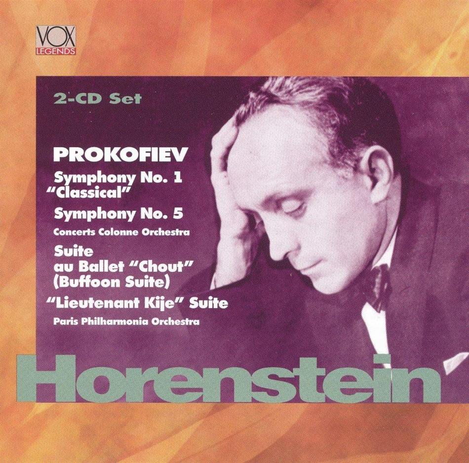 Jascha Horenstein & Serge Prokofieff (1891-1953) - Symphonies Nos. 1 "Classical" 2 CD