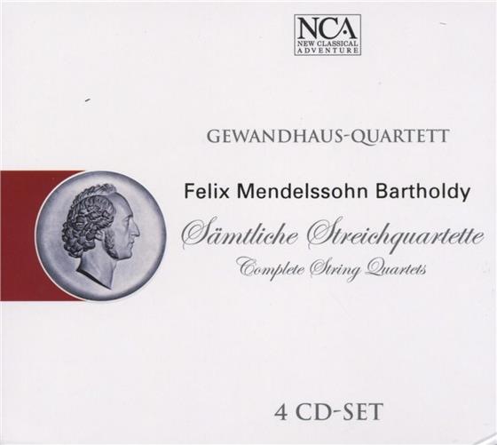 Gewandhaus Quartett & Felix Mendelssohn-Bartholdy (1809-1847) - Quartett Op12/Op13/Op44/1-3 4 CDs