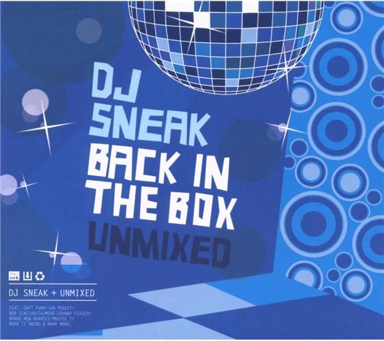 DJ Sneak - Back In The Box - Unmixed 2 CD