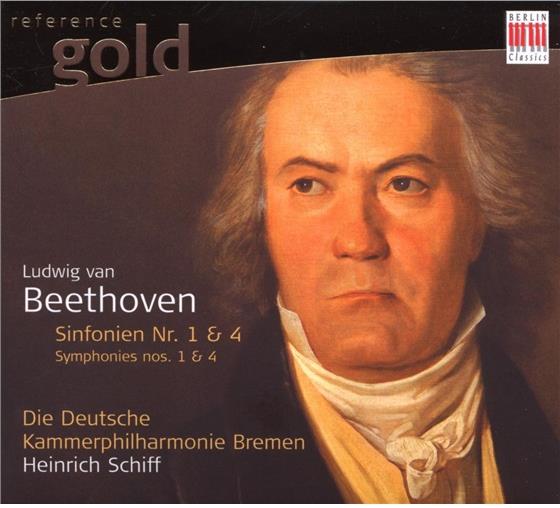 Schiff Heinrich / Deutsche Kammerphilh. & Ludwig van Beethoven (1770-1827) - Sinfonien Nr. 1+4 Digipack