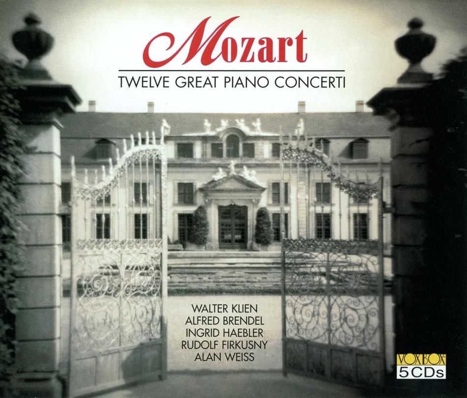 Brendel/Klien/Haebler/Firku & Wolfgang Amadeus Mozart (1756-1791) - Great Piano Concerti: Nos.17 5 CDs