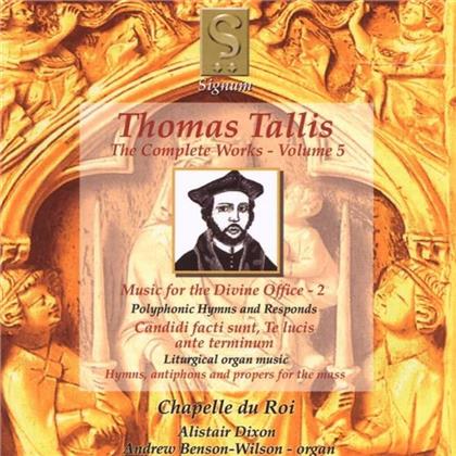 Chapelle Du Roi, Andrew Benson & Thomas Tallis (1505-1585) - Thomas Tallis: Volume 5