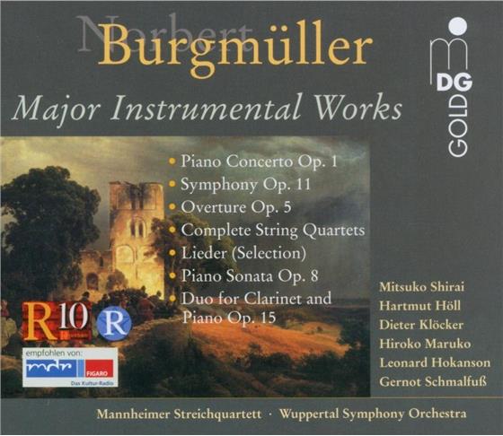 Hokanson Maruko Höll Klöcker & Burgmueller Norbert (1810 - 1836) - Instrumentalwerke 4 CDs