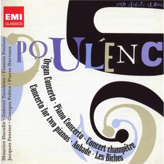 Pretre Georges/Poulenc/Février/Tacchino & Francis Poulenc (1899-1963) - Concertos/Aubade/Les Biches Remastered, 2 CDs