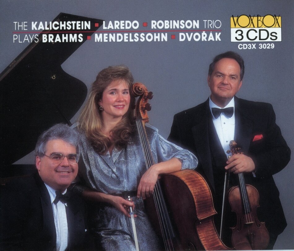 Laredo Robinson Kalichstein & Brahms/Mendelssohn/Dvorak - Piano Trios 3 CDs