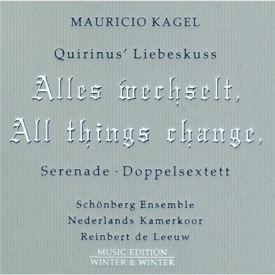 Schönberg Ensemble - Quirinus' Lliebeskuss