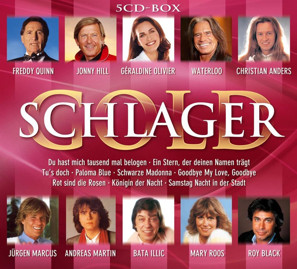Schlager Gold - Various 5 CDs