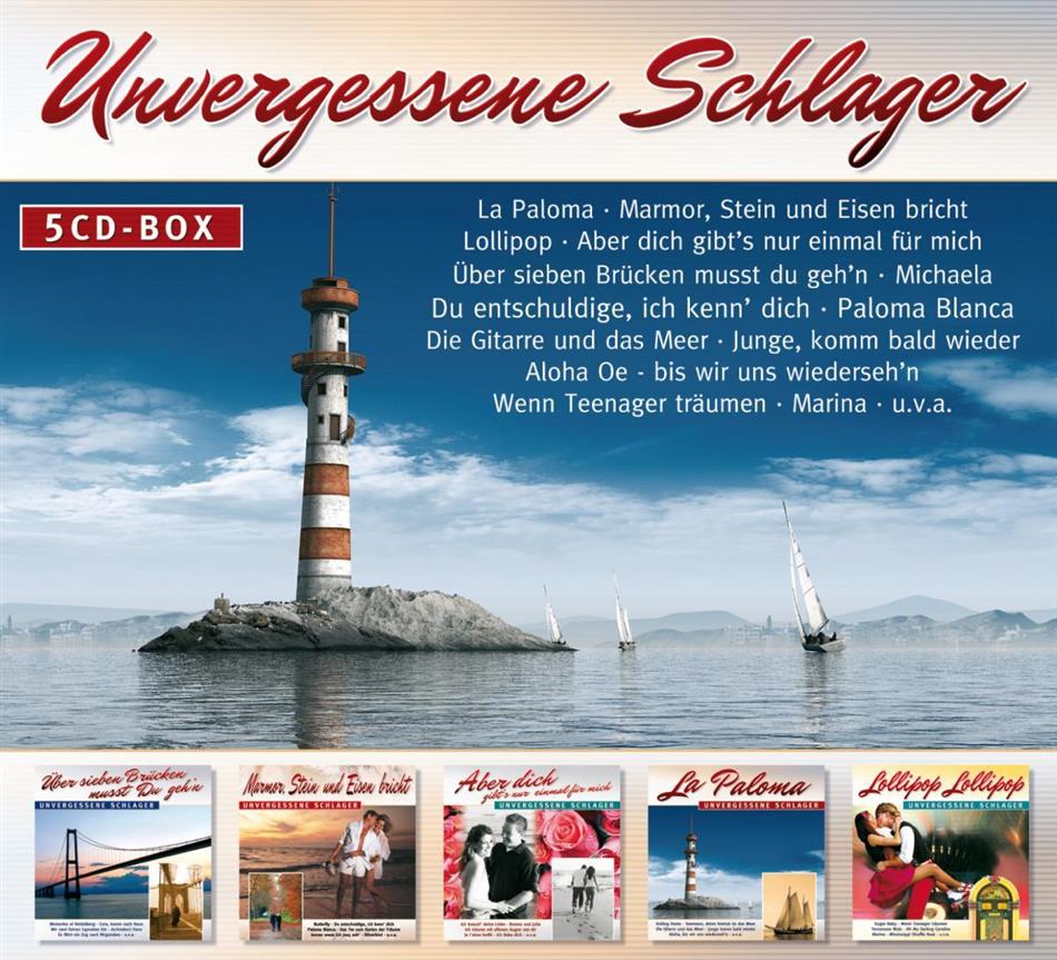 Unvergessene Schlager 5 CDs