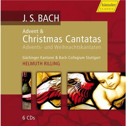 G&auml;chinger Kantorei & Bach Kollegium & Johann Sebastian Bach (1685-1750) - Advent & Christmas Cantatas (6 CDs)
