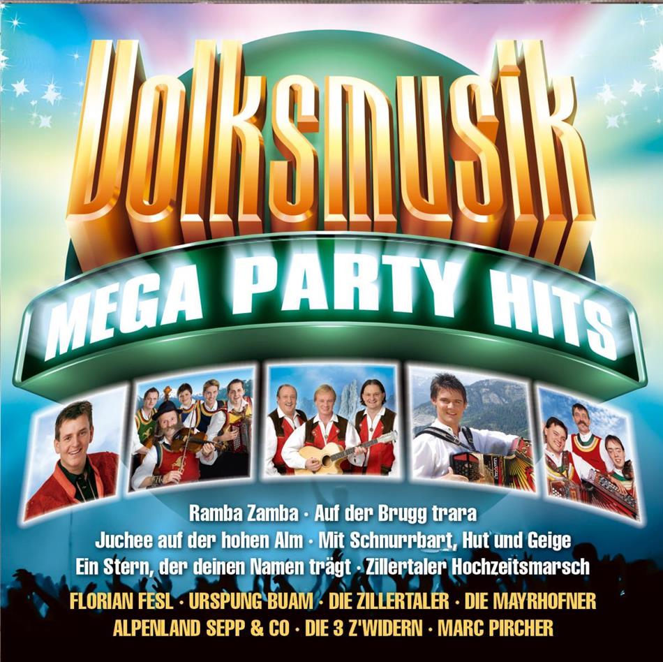 Volksmusik Mega Party Hits - Divers 2 CDs