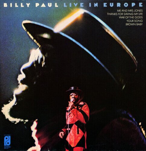 Billy Paul - Live In Europe CD-R, Manufactured On Demand