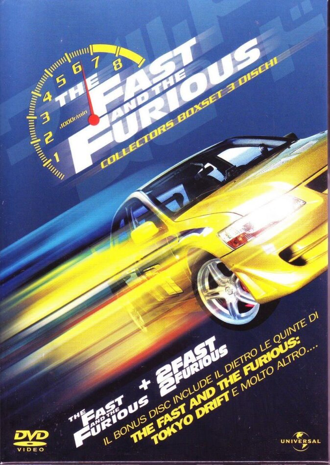 Fast and Furious & 2 Fast and Furious 3 DVD