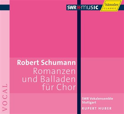 Huber Rupert/Swr Vokalensemble Stuttgart & Robert Schumann (1810-1856) - Romanzen Und Balladen F&uuml;r Chor