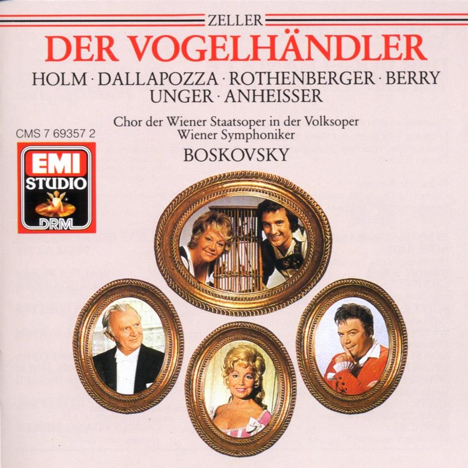 Rothenberger Anneliese / Boskovsky / Wsy & Carl Zeller - Vogelhaendler (Gesamt-Deutsch) 2 CD