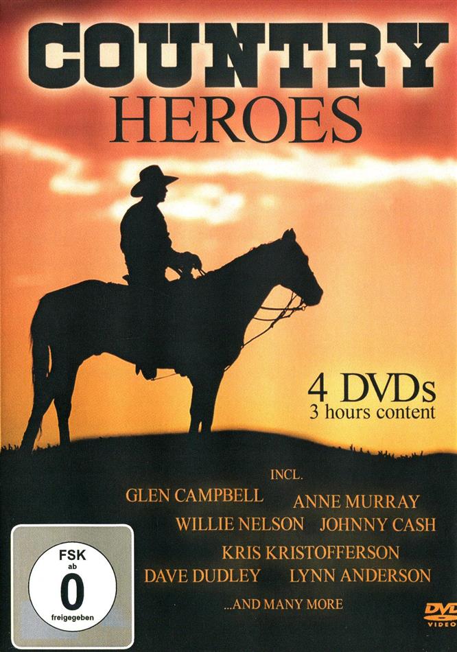 Various Artists - Country Heroes Box, 4 DVDs