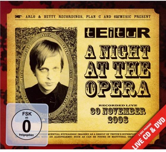 Teitur - A Night At The Opera CD + DVD