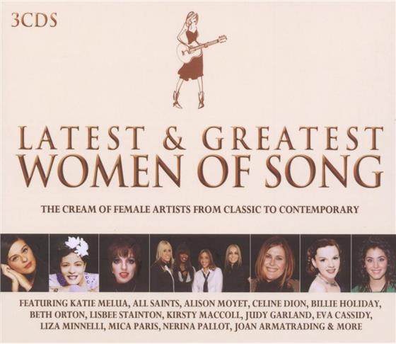 Latest & Greatest - Various - Women Of Song 3 CD