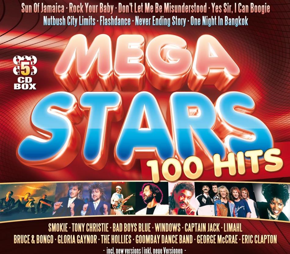 Megastars - 100 Hits 5 CDs