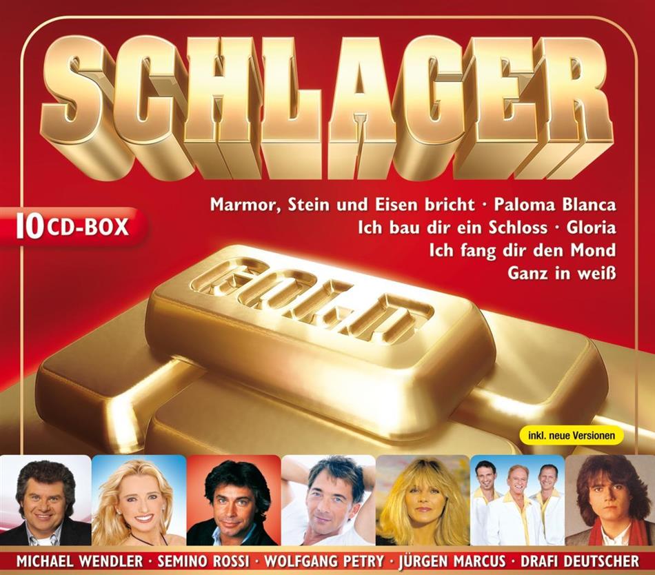 Schlager Gold - Various 10 CDs