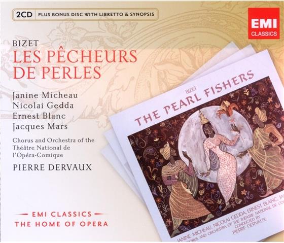 Dervaux Pierre / Gedda / Blanc & Georges Bizet (1838-1875) - Perlenfischer - Pecheurs De Perles 3 CD