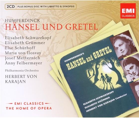 Elisabeth Grümmer, Engelbert Humperdinck (1854-1921), Herbert von Karajan & Elisabeth Schwarzkopf - Haensel Und Gretel 3 CDs