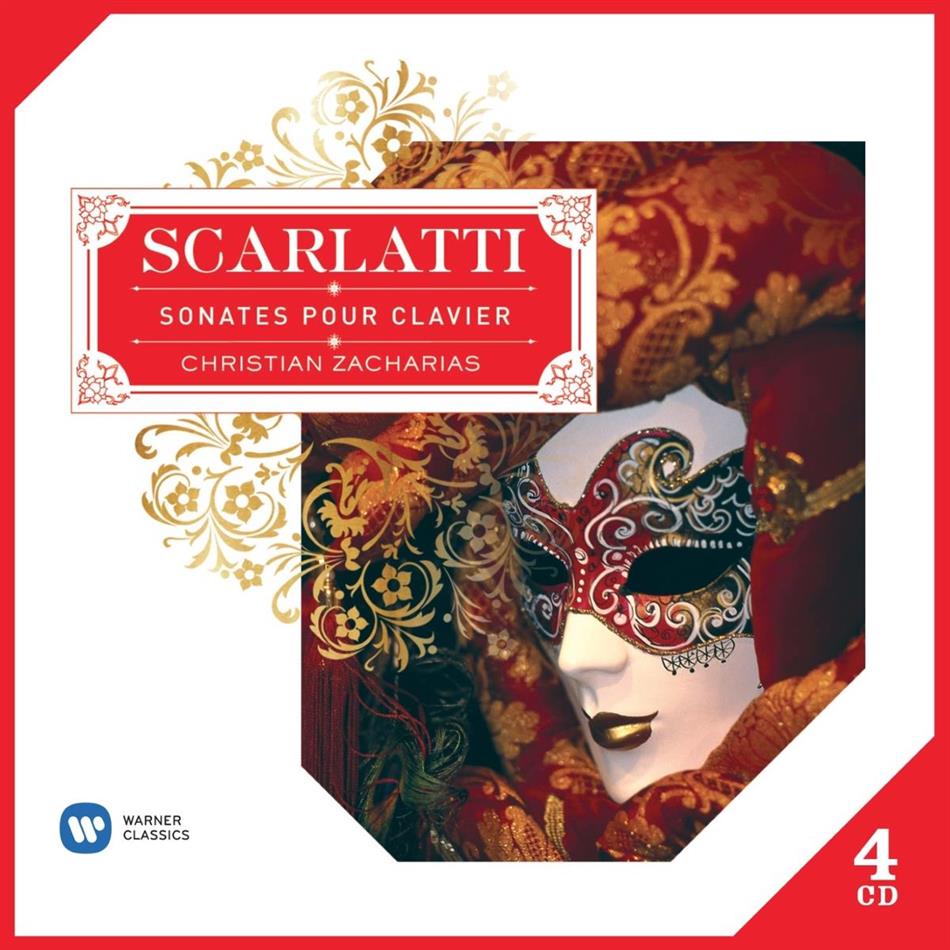 Christian Zacharias & Domenico Scarlatti (1685-1757) - Klaviersonaten 4 CD