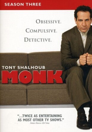 Monk - Season 3 Repackaged, 4 DVD