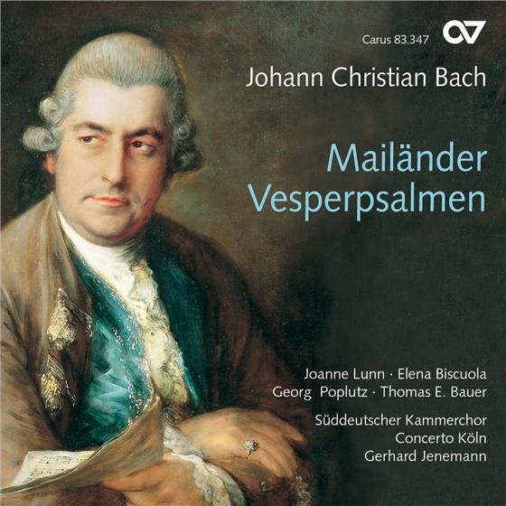 Jenemann Gerahrd / Concerto Köln & Johann Christian Bach (1735-1782) - Mailänder Vesperpsalmen 2 CDs
