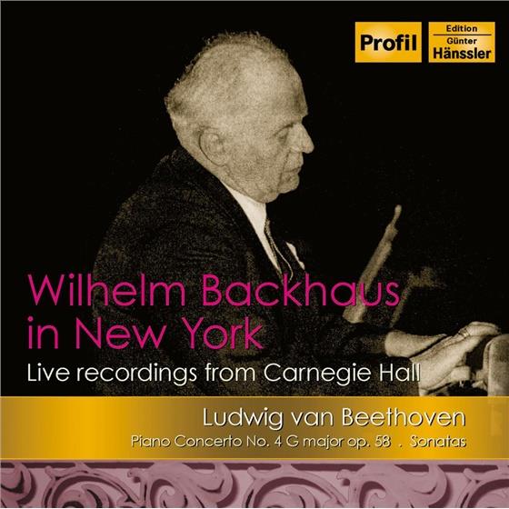 New York Philharmonic & Ludwig van Beethoven (1770-1827) - Wilhelm Backhaus In New York 2 CDs