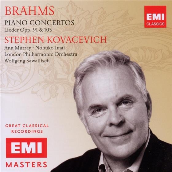 Kovacevich Stephen / Sawallisch & Johannes Brahms (1833-1897) - Klavierkonzerte 1 & 2 Etc. 2 CDs