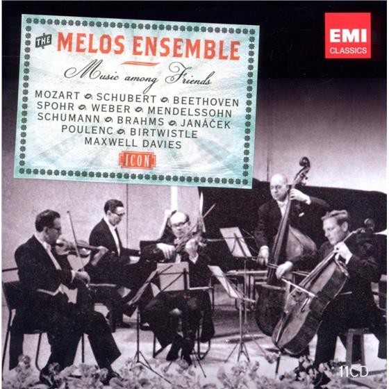Melos Ensemble & --- - Icon - Music Among Friends - 57-72 11 CDs
