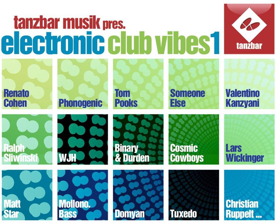 Tanzbar Musik Presents - Electronic Club Vibes Vol. 1 2 CDs