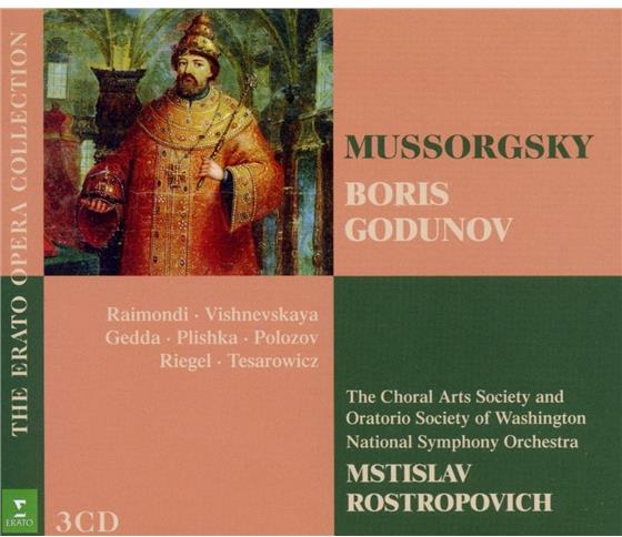 Rostropovich / Nso / Raimondi /+ & Modest Mussorgsky (1839-1881) - Boris Godunov 3 CD