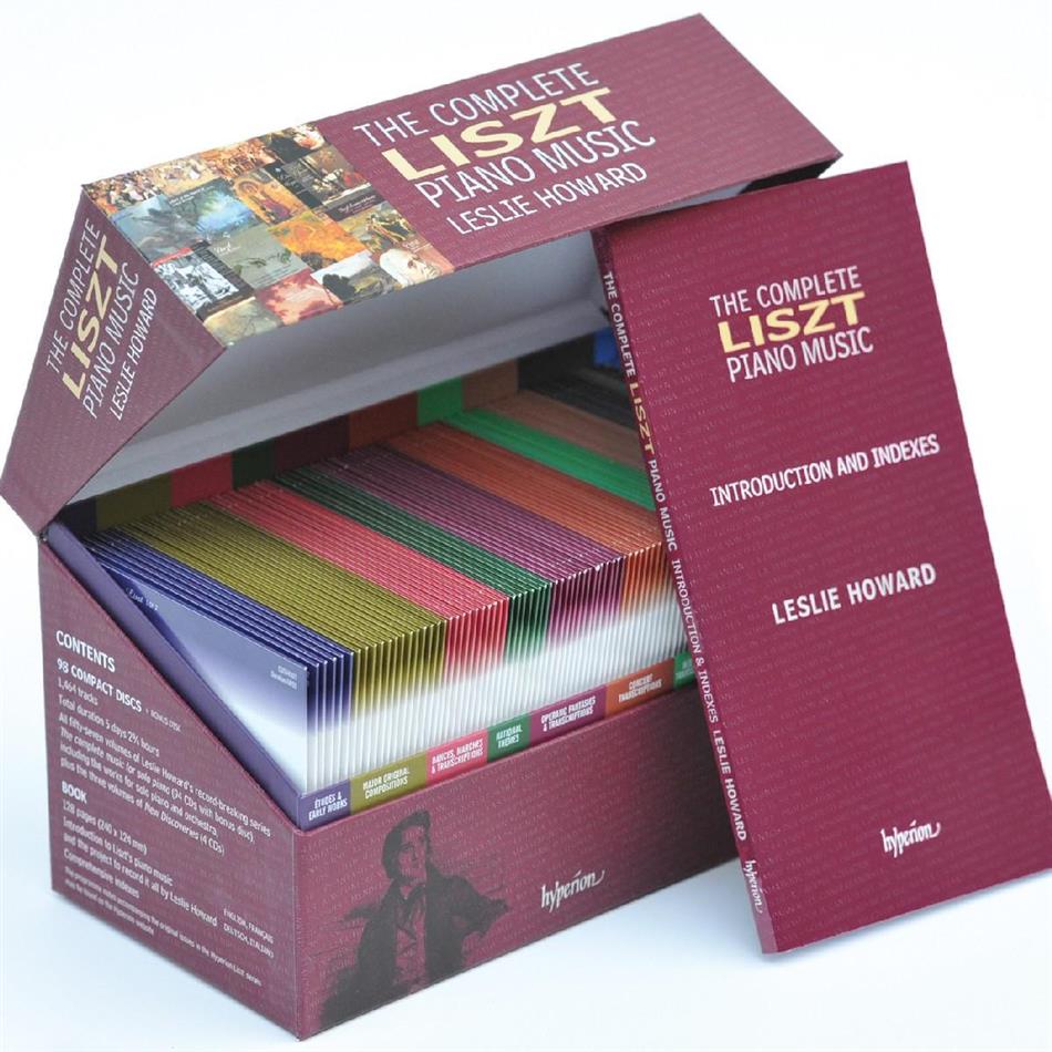 Leslie Howard & Franz Liszt (1811-1886) - Complete Piano Music 98 CD