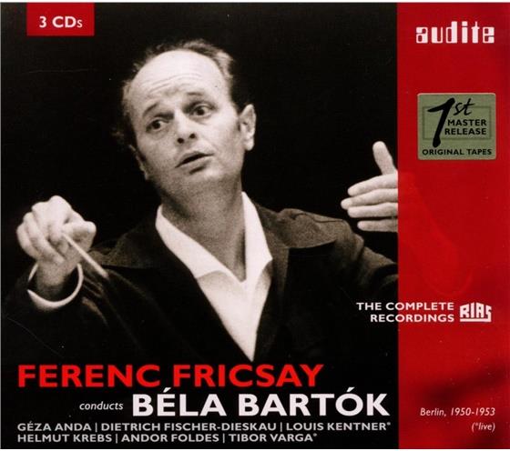 Anda / Varga / Foldes / Fricsay & Béla Bartók (1881-1945) - Klav.Konzert 2&3 / Vl.Konz / Etc 3 CDs