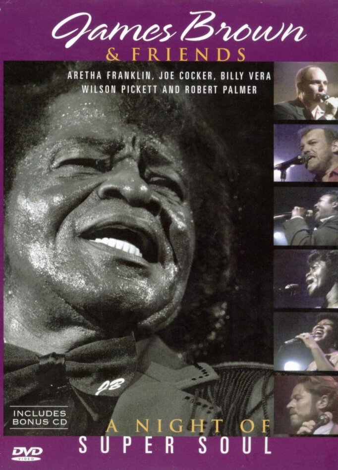 James Brown & Friends - A Night of Super Soul Inofficial, DVD + CD