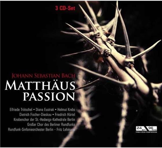 Troetschel, Eustrati, Krebs & Johann Sebastian Bach (1685-1750) - Matthaeus-Passion Bwv24 3 CDs