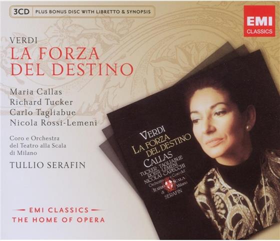 Serafin / Callas / Tucker & Giuseppe Verdi (1813-1901) - Forza Del Destino 4 CDs