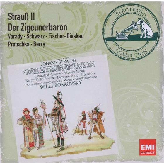 Julia Varady, Britta Schwarz, Dietrich Fischer-Dieskau, Johann Strauss II (1825-1899) (Sohn) & Willi Boskovsky - Zigeunerbaron 2 CDs