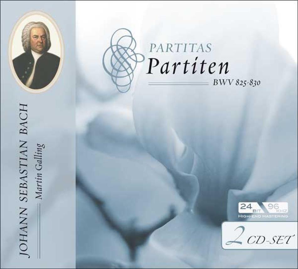 Martin Galling & Johann Sebastian Bach (1685-1750) - Partiten Bwv825-Bwv830 2 CDs