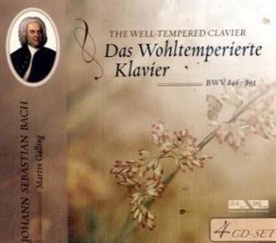 Martin Galling & Johann Sebastian Bach (1685-1750) - Wohltemperierte Klavier Bwv846 4 CDs