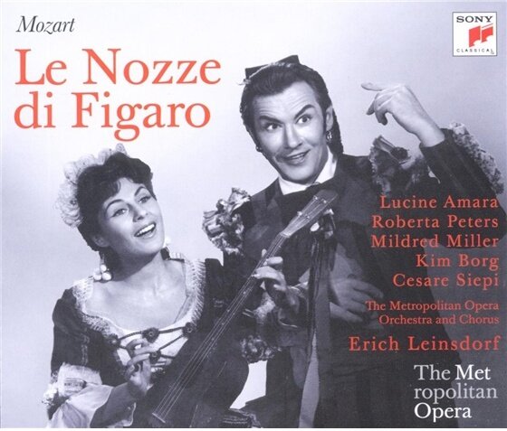 Leinsdorf, Erich / Siepi, Cesa & Wolfgang Amadeus Mozart (1756-1791) - Le Nozze Di Figaro (Metropolit) 3 CD