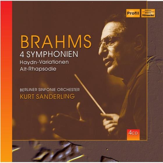 Berliner Sinfonie Orchester & Johannes Brahms (1833-1897) - 4 Symphonien 4 CD