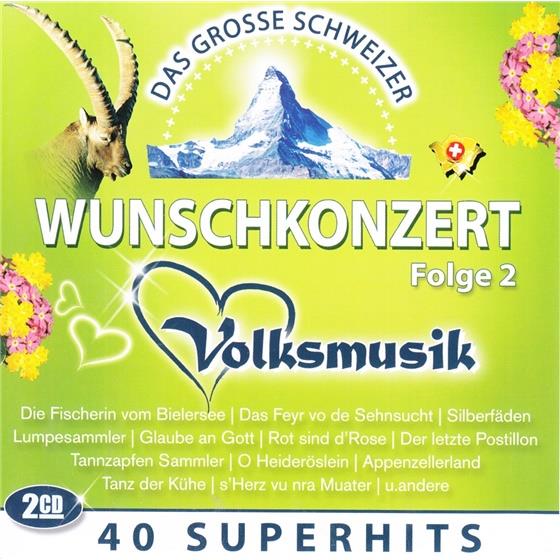 Wunschkonzert - Volksmusik - Various 2 CDs