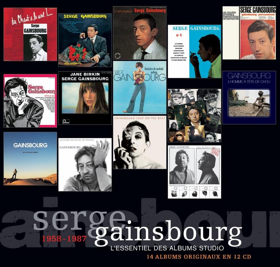 Serge Gainsbourg - Essentiel Studio 1958-1991 12 CDs