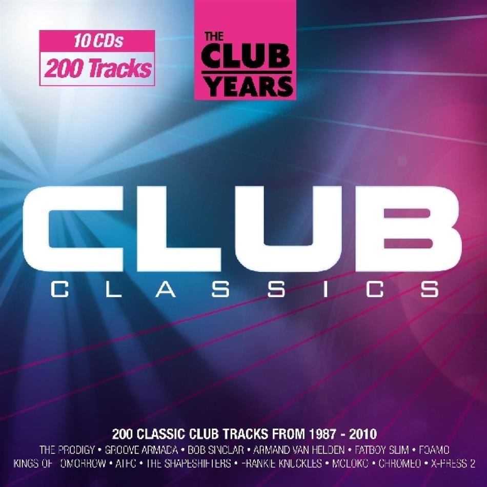 Club Years - Club Classics 10 CDs
