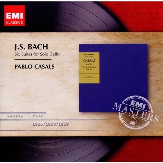 Pablo Casals (1876-1973) & Johann Sebastian Bach (1685-1750) - Cellosuiten 2 CDs