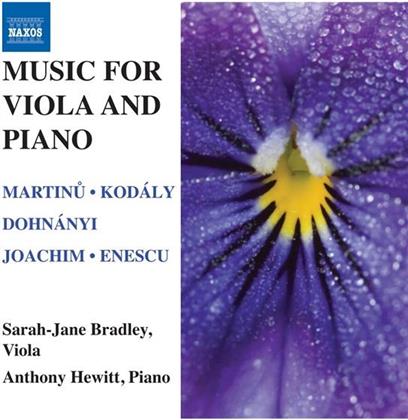 Bradley Sara-Jane / Hewitt Anthony & Bohuslav Martinu (1890-1959) - Werke F&uuml;r Viola & Klavier