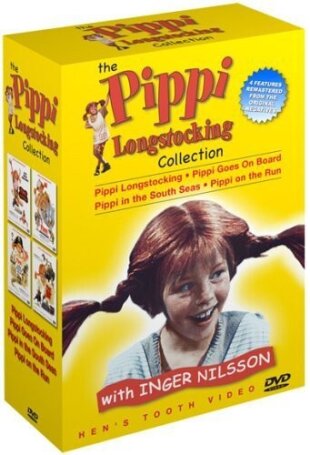 The Pippi Longstocking Collection - Pippi Longstocking / Pippi goes on Board / Pippi in the South Seas / Pippi on the Run 4 DVDs